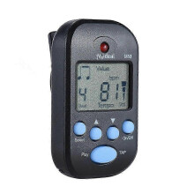 M50 Mini-Metronom – Professionelles Clip-on-LCD-Digital-Rhythmusmetronom für Gitarre, Violine, Bass und andere Saiteninstrumente