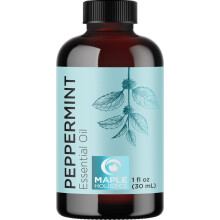 Huile Essentielle de Menthe Poivrée pour Diffuseur - 100% Pure pour Cheveux, Peau et Ongles