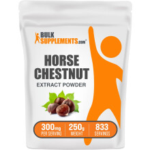 BulkSupplements.com Paardenkastanje Extract Poeder - Supplement, 300mg per Portie, 2