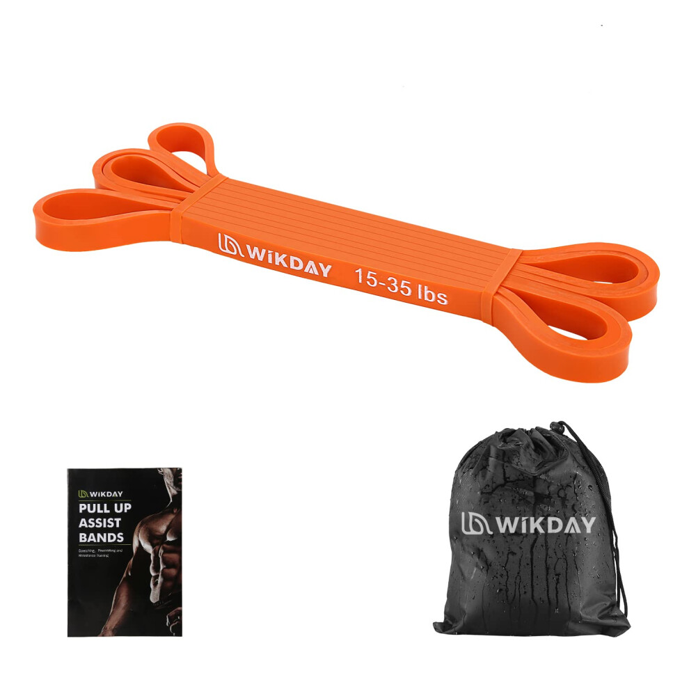 Wikday Resistance Bands For Working Out, Exercise Bands, Workout Bands, Pull Up Assistance Bands For Body Stretching Training Physical Therapy Muscle