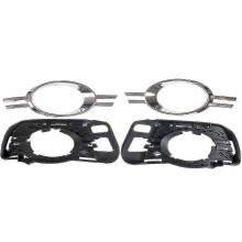 Front Bumper Fog Light Grille With Chrome Trim For Mercedes Benz W204 C250 C300 C350 2048852423 204