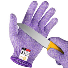 Guanti Resistenti al Taglio Evridwear per Bambini 7-9 Anni, Livello 5, per Cucina, Intaglio e Giardinaggio