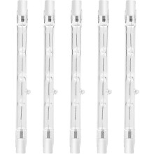 Ampoule halogène crayon dimmable 100 W 118 mm R7s Blanc chaud 2800 K R7s linéaire 1500 lm Spot AC220-240 V (5 pièces)