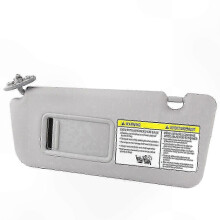Grijze zonneklep voor het interieur van de Toyota RAV4, bestuurderszijde, modeljaar 2004-2005