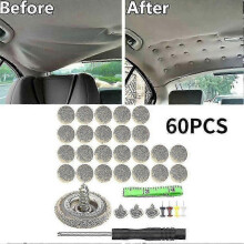 Reparatieset voor doorhangende autodakbekleding met 60 pinnen