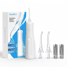 Now Bird Water Dental Flosser: Irrigatore Portatile, 3 Modi, Senza Fili, Impermeabile IPX5