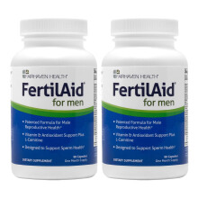 Fairhaven Health FertilAid für Männer - Fruchtbarkeitszusätze, 2 Monate Vorrat