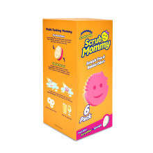 Scrub Daddy Scrub Mommy - Éponge de Nettoyage Multi-Surfaces + Éponge Non-Rayante Cuisine, Salle de Bain