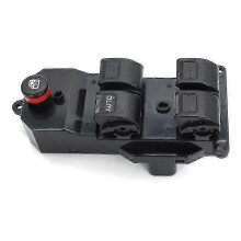 Interruptor de elevalunas eléctrico del lado del conductor para Honda Civic 2001-2005 y CR-V 2002-2006.