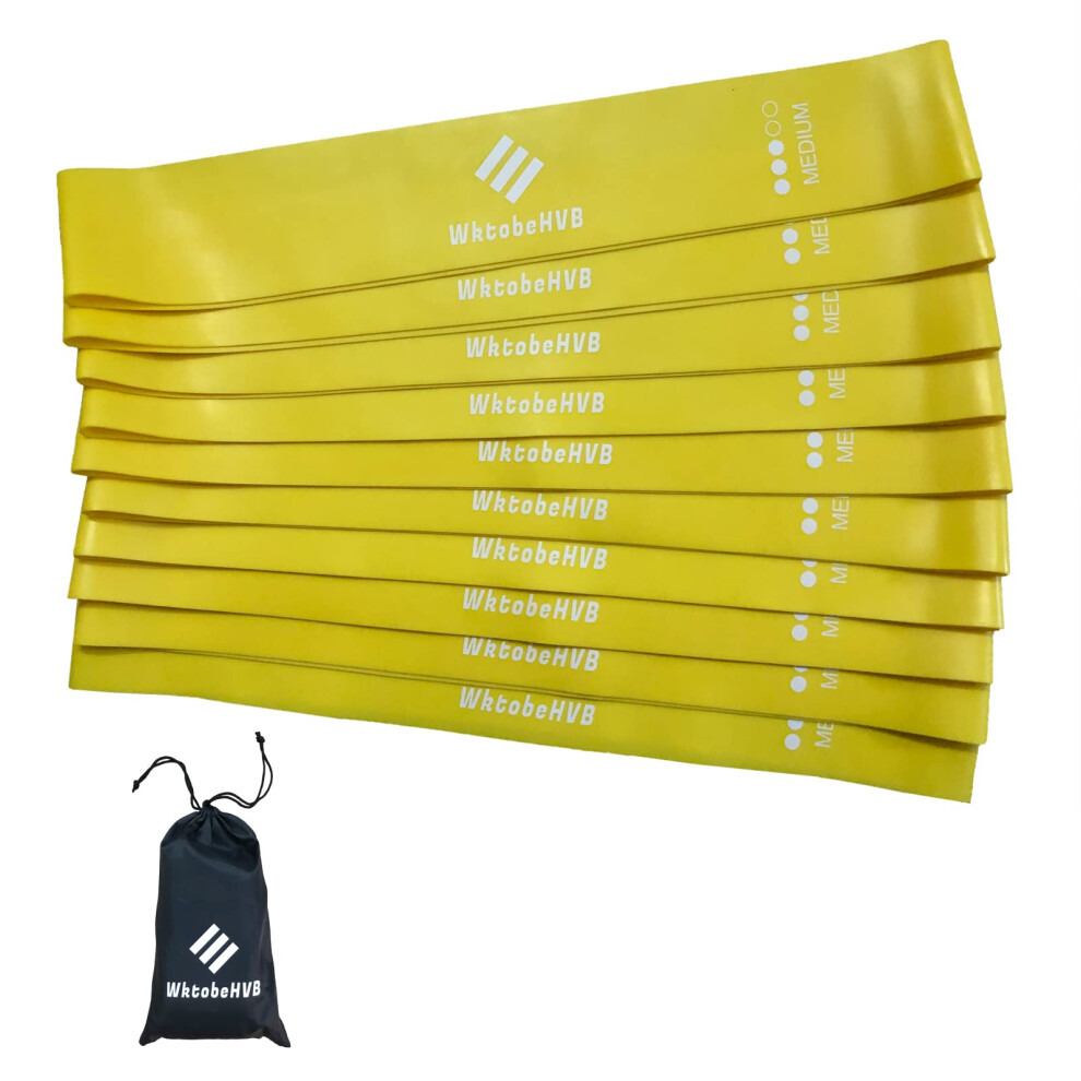 Wktobehvb Resistance Loop Exercise Bands-Stretch Bands For Working Out With Carry Bag-Elastic Band For Physical Therapy, Rehab, Yoga, Pilates And Stre