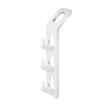 Cintres magiques pour placard, organisateur gain de place avec crochets (1 pièce, blanc)