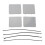 4PCS Side Skirt Rocker Panel Plug Cap Set 2106987030 Front Left Right Trim Replacement for Benz E320 E430 1