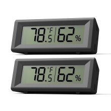 Liten Digital Hygrometer, Fuktighetsmätare, Inomhustermometer, Temperatur- och Fuktighetsmonitor