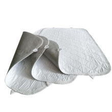 Careboree 3 Pack Cotton Top Quilted Chair Pad Washable Waterproof Extra Absorbent Reusable Children and Pet Pads Small(18" x 24")