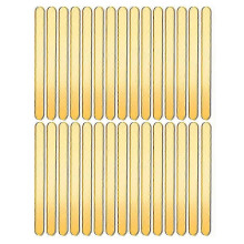 Bâtonnets à cake pops en acrylique pour la pâtisserie - Lot de 35 pièces, paillettes dorées