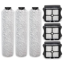 Replacement Roller Brush and Filter Kit for Floor One S3 and IFloor 3 Cordless Wet Dry Vacuum