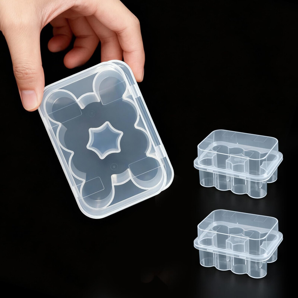 Kbvasotz Twin-Pack 3Ml Peptide Vial Organizer For Refrigerator - 2X10 Slots Stackable Plastic Case, Secure Fridge & Freezer Safe Holder For Insulin, S