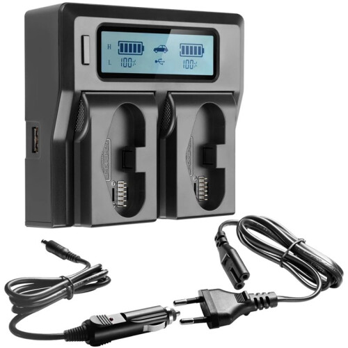 For  LP-E19 LP -E19 Dual Battery Charger with USB Port for  LP E19 LP-E4N LP-E4 Camera Battery Parts EU PLUG