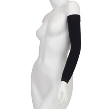 Juzo Soft 2001 20-30mmhg Manguito Estándar con Banda de Silicona para Mujeres, Negro, 2 (II) Regular