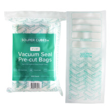Bolsas de sellado al vacío Souper Cubes 6” x 10” - 100 unidades, libres de BPA