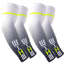 Bacophy 2 Paires Manchons de Bras Protection UV Refroidissement Hommes Femmes Cyclisme