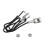 Universal motorcycle license plate light 12V, 2-pack includes chrome screws for a complete set. 1