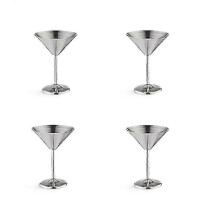 Vasos metálicos irrompibles de 8 onzas para los amantes del martini.