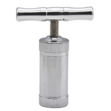 Ginger Press Ergonomic Handle Detachable High Strength Leakproof Easy to Squeeze Multipurpose Zinc Alloy T-Shaped Garlic Crusher Press Tool
