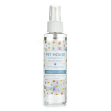 One Fur All Désodorisant d'air pour animaux 4 OZ Spray concentré, Coton Lavé au Soleil, Pack de 1