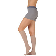 Juzo Basis Kniestrumpen Korte Gesloten Teen 30-40mmHg, II, beige