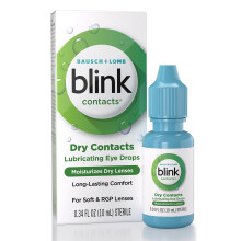 Blink Colliri Lubrificanti per Lenti a Contatto Soft e RGP, con Acido Ialuronico per Comfort