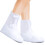 Copriscarpe Impermeabili | Copriscarpe Riutilizzabili per Uomini e Donne (Bianco, 49-51) 1