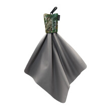 SPUDZ Classic Microfiber Lens Cleaner - Clip-On Pouch, Wasbaar - voor Verrekijkers, Scopes, Brillen, Schermen | Alpine Mountain Camo, 10 x 10 Inch