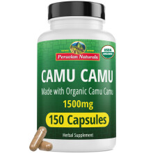 Peruvian Naturals Vitamina C Organica da Camu Camu 1.500mg per Porzione - 150 Capsule Vegan