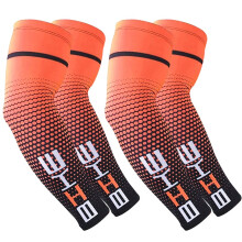 Bacophy 2 Paires Manchons de Bras Protection UV Refroidissante Hommes Femmes Cyclisme