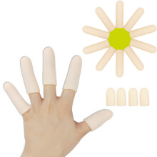 Gel-Fingerhülsen, Finger Schutz (14 Stück) Neues Material Fingerlinge für Triggerfinger, Handekzem, Rissige Finger, Fingerarthritis