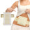 [2 Pack] Foderrörsrem, PEG Tubhållare G-Tub Skyddsbälte Andningsbart Beige 1