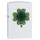 Zippo Zippo Clover White Matte Pocket Lighter 1