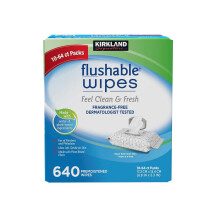 Kirkland Signature Vochtige Afbreekbare Wipes, 632 Wipes