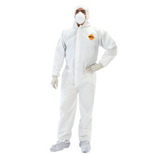 Tiger Tough Combinaison de Protection Polyvalente, Blanc, Grand, Paquet de 25