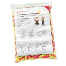 Howard Leight Laser Lite Tapones de Oído Repuesto para Dispensador HL400, 200 Pares (LPF-LS4-REFILL), Amarillo/Magenta