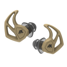 Bouchons d'oreilles AXIL X30i - Tan Désert - Protection auditive avec mode Hear-Through pour concerts, événements - 25dB