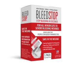 Poudre de premiers secours BleedStop pour coagulation, kit de traumatisme, patients sous anticoagulants