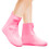 Copriscarpe Impermeabili | Copriscarpe Riutilizzabili per Uomini e Donne (Rosa, 46-48) 1