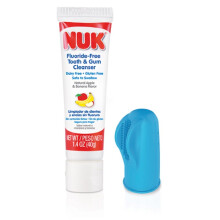 NUK Baby Tand- en Tandvleesreiniger met 1,4 Ounce Tandpasta