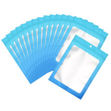 100 Pcs Återförslutningsbara Mylarpåsar, Gradient Färg Förvaring, Zip Bag Foil Förpackning