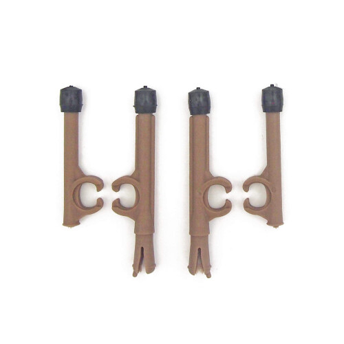 Postes de remplacement 4 pcs/bras de guide pour casques et écouteurs 3M Peltor Comtac (Tan)
