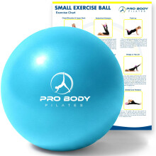 ProBody Pilates Petit Ballon d'Exercice - Ballon de 9 Pouces pour Stabilité, Yoga, Barre, Thérapie Physique