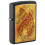 Zippo Accendino Zippo Flame e Drago Nero Opaco 1