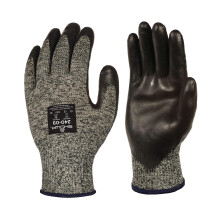 Gants de sécurité SHOWA 240, enduit néoprène, résistants aux brûlures et coupures, doublure Kevlar/Fiberglass, 13-Gauge, Large (12 paires)